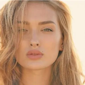 Women with fresh glowing face